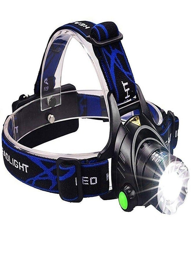 BSITFOW Rechargeable Head Torch | Hands Free Head Flashlight LED Lmap Water Resistant Drop Resistant Head Lamp Spotlight for Camping Fishing Running Cycling Best Super Bright Headlamp Light Black - Image 1